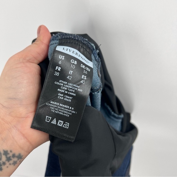 Liverpool Maternity Jeans Crop Love Cuffed Hem NWT - Picture 4 of 6